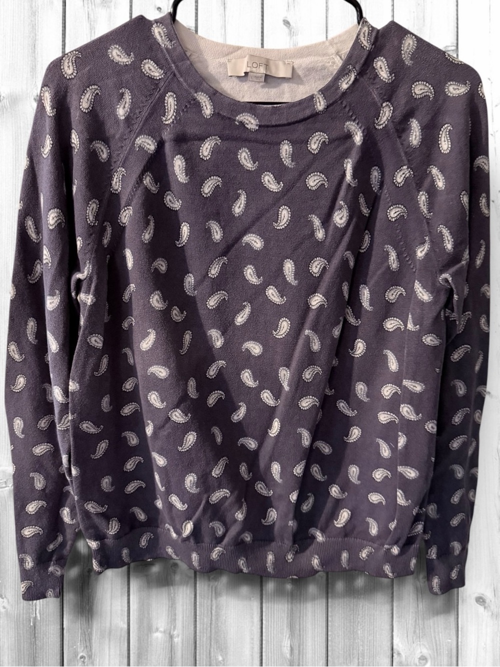 🌼LOFT Paisley Crewneck Sweater